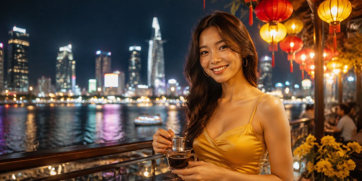 Người chơi TP. Hồ Chí Minh theo dõi kết quả cá cược tại quán cà phê buổi tối
